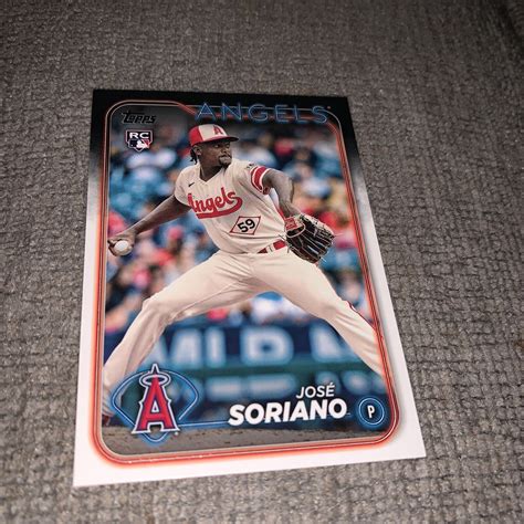 Topps Series Jose Soriano Baseball Rookie Angels Rc Ebay