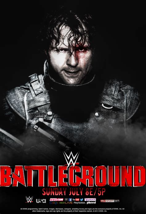 Wwe Battleground 2016 Poster By Crispy6664 On Deviantart