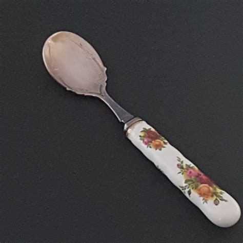 Vintage Royal Albert Old Country Roses Inch Teaspoon Jam Spoon