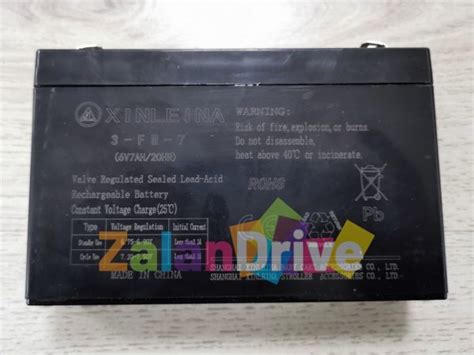 Batterie 6V 7Ah - ZalanDrive