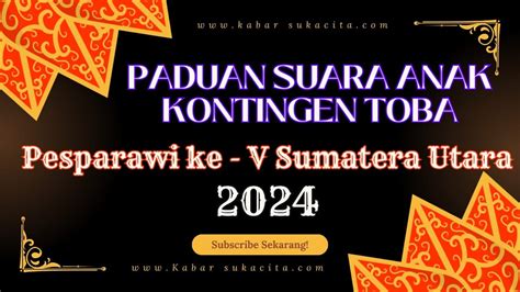 Psa Kontingen Toba Pesparawi V Sumatera Utara Youtube