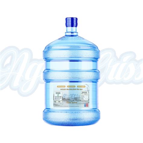 Agua Alcalina 5 X 20 Litros AguaCriss