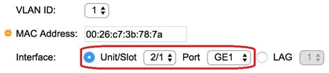 Configure Static Mac Address On The Sx And Sg X Series Stackable