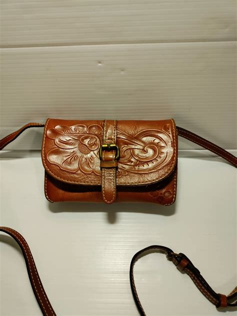 Patricia Nash Crossbody Bag Tooled Clutch Handbag Tor Gem