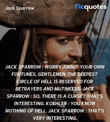 Jack Sparrow Quotes - Pirates Of The Caribbean: The Curse Of The Black ...