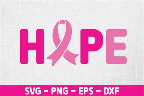 Hope Breast Cancer SVG Graphic By Trendy CraftSVG Creative Fabrica