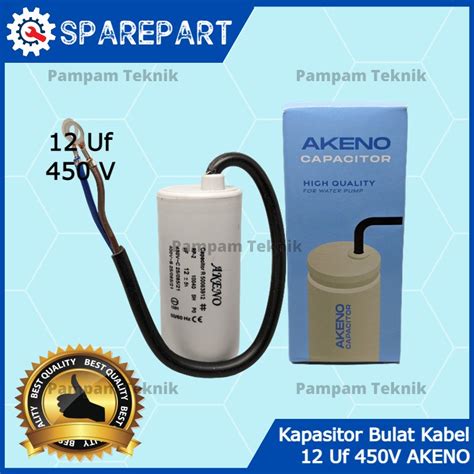 Jual Kapasitor Capacitor Uf Mikro V Akeno Kabel Bulat Kondensor