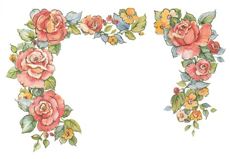 Download Rose Border Clipart Png - Border Png Transparent Png Png Download - PikPng