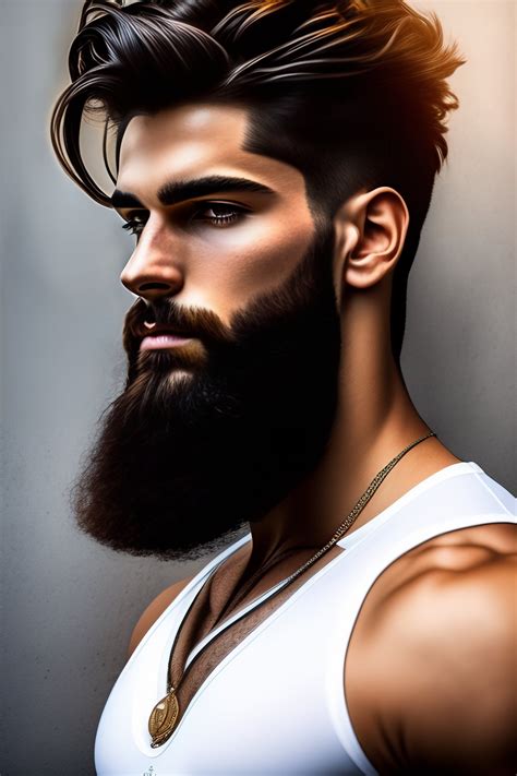 Lexica Dessine Moi Un Homme De Ans Il Mesure M Il A Une Barbe