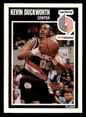 Kevin Duckworth Portland Trail Blazers Fleer Ebay