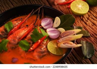 Tom Yum Kung Thai Hot Spicy Stock Photo Shutterstock