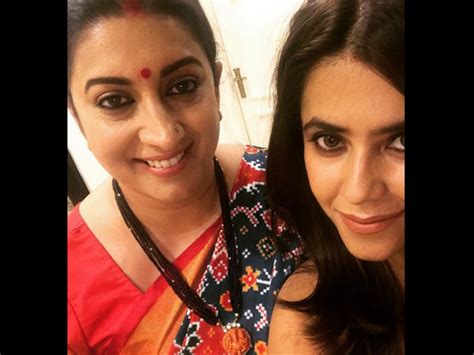 Ekta Kapoor Posts Heartfelt Birthday Wish For Maasi No 1 Smriti Irani