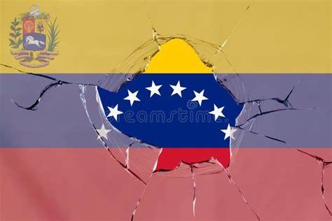 3d Bandeira Da Venezuela Na Parede De Tijolos Ilustração Stock Ilustração De Metal Liberdade