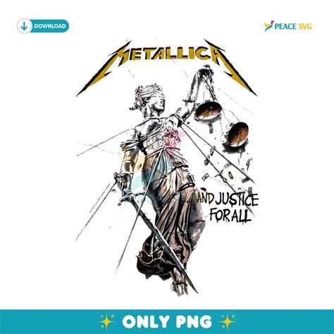 Metallica And Justice For All Album Cover PNG Clipart | Peace SVG
