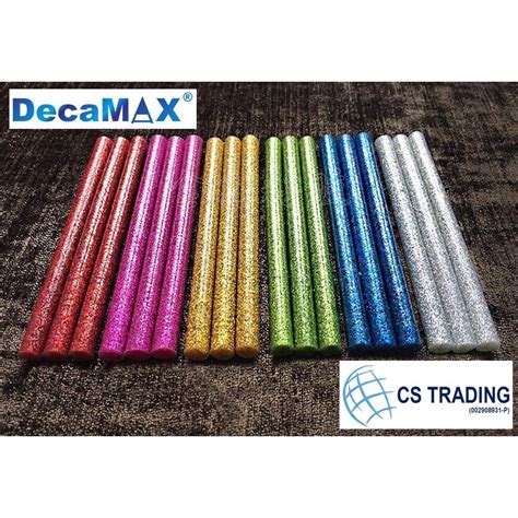 Pcs Glitter Hot Glue Stick For Mm Hot Glue Gun Mix Colour Diameter Mm Length Mm Shopee