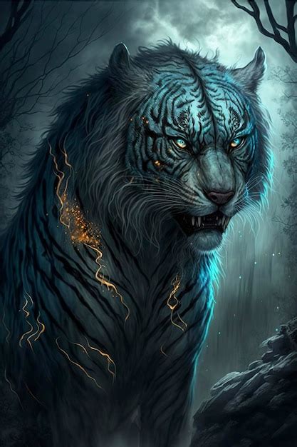 Premium Photo Mystic Animal Tiger Mythical Creature Art