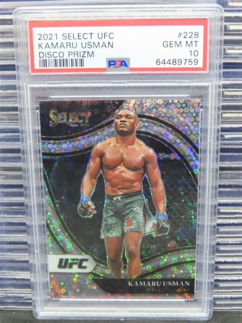 Kamaru Usman Select Ufc Octagonside Disco Price Guide