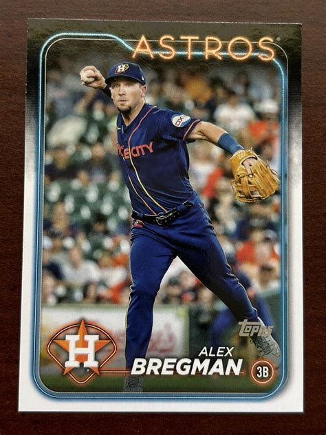 Alex Bregman Houston Astros Topps Card Ebay