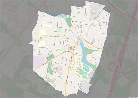 Map of Hightstown borough