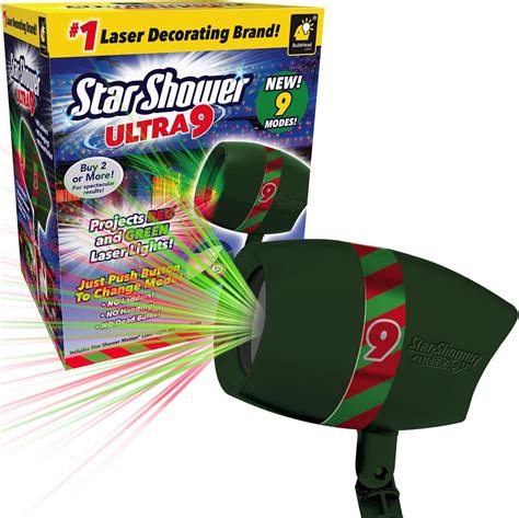 Star Shower Ultra 9 Spectacular Outdoor Holiday Laser Lighting For