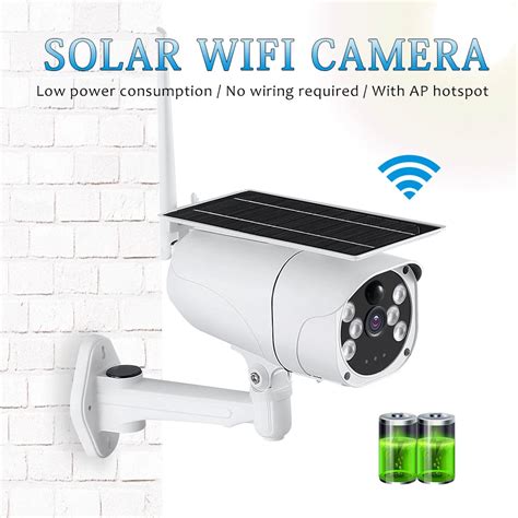 1080P ip-камера на солнечной батарейке, Wi-Fi, наружная батарея, камера ...