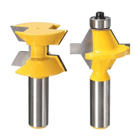 Yakamoz Pcs Matched Shank Tongue And Groove Router Bit Set