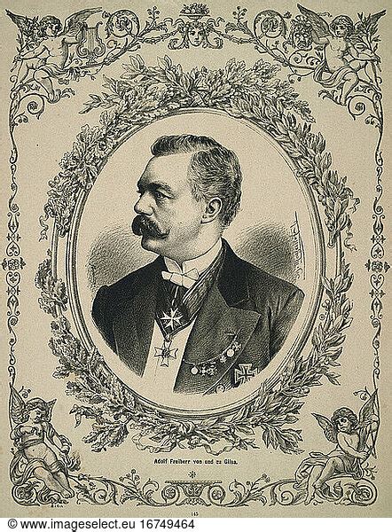 Adolf Freiherr Von Und Zu Gilsa Royal Prussian Major Retired Adolf