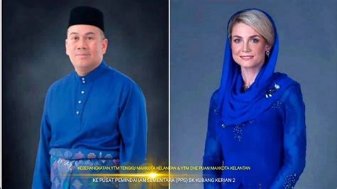 Keberangkatan Ytm Tengku Mahkota Kelantan Che Puan Mahkota Kelantan