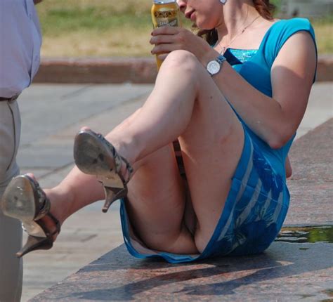 Amateur Wife Upskirt No Panties Cumception