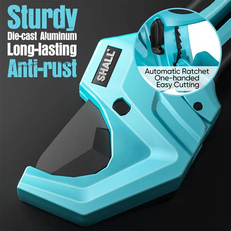 Snapklik SHALL PVC Pipe Cutter Cuts Up To 2 1 2 Heavy Duty