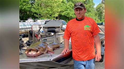 Angler Sets New Record By Reeling In Massive 66 Pound Catfish