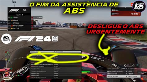 F1 2024 O ABS ACABOU COMPARAÇÃO ABS ON X ABS OFF YouTube