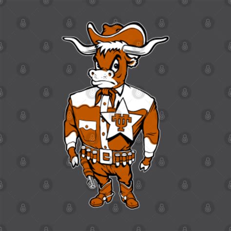 Vintage Texas sheriff Bevo Mascot - Texas - T-Shirt | TeePublic