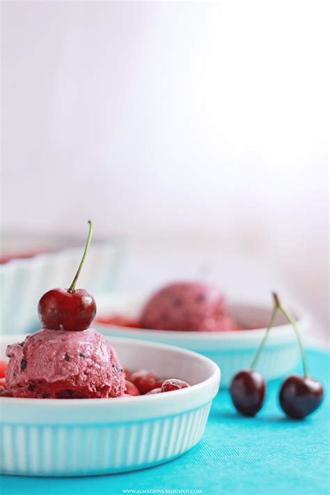 Ice cream with cherries by LilyBrilliant on DeviantArt