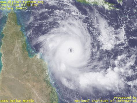 Digital Typhoon 2005 Cyclone INGRID