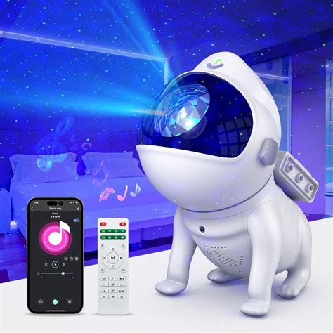 Купить Ночник проектор звездного неба Астронавт,Регулируемая на 360 ...