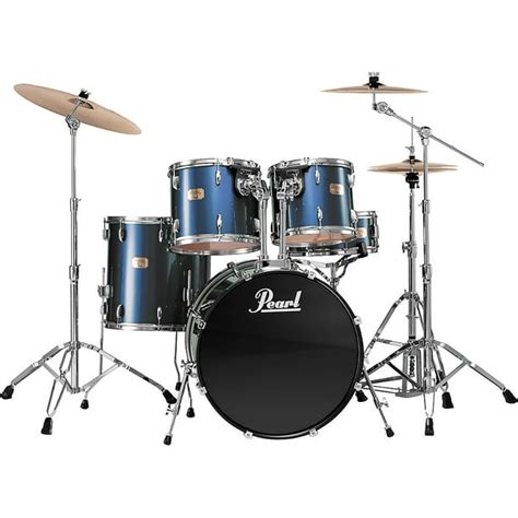 Pearl Export Standard 5-Piece Drum Set Jet Black Black Hardware - Walmart.com - Walmart.com