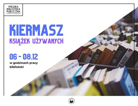 Kiermasz Ksi Ek U Ywanych Nadal Trwa Miejska Biblioteka Publiczna W