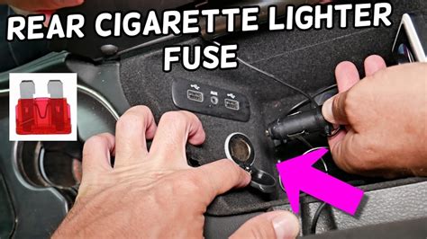 Dodge Challenger Cigarette Light Fuse Location Replacement Rear Cigarette Lighter Youtube