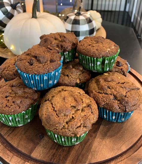 Pumpkin Chocolate Chip Muffin Recipe Hotandflashy