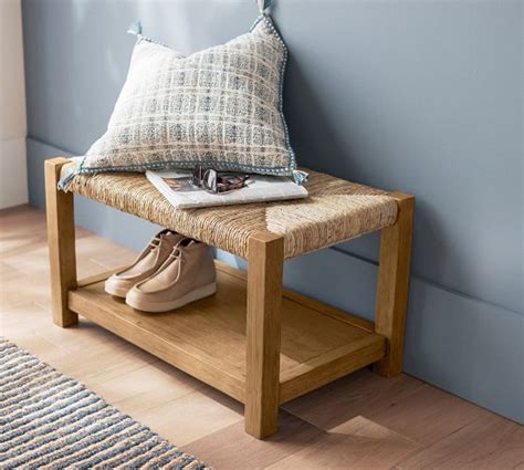 Malibu Entry Shoe Bench Pottery Barn