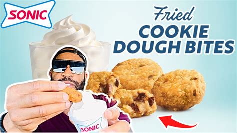 Sonic NEW Fried Cookie Dough Bites Honest Review YouTube