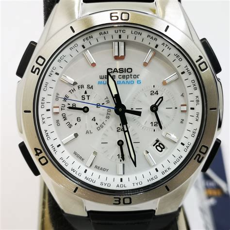 CASIO WAVE CEPTOR WVQ M410 7AJF White Tough Solar Men S Watch New In