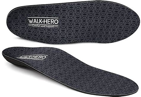 Walkhero Adult Unisex Arch Support Insoles Plantar Faciitis Orthotics