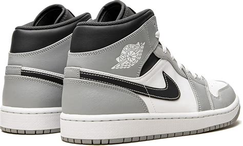 Buy Jordan Mens Air Jordan 1 Mid 554724 078 Light Smoke Grey 20 Size