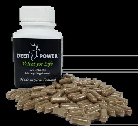 Deer Velvet Antler 120 Capsules 200mg Deer Velvet New Zealand