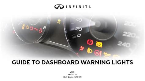 Dashboard Lights Guide | Bert Ogden INFINITI | Edinburg, TX