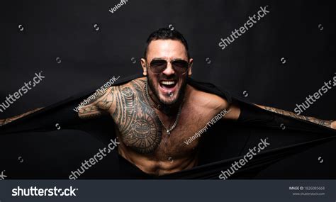 Angry Guy Muscular Naked Torso Furious Stock Photo Shutterstock