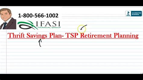 Thrift Savings Plan What Is A Tsp Retirement Youtube