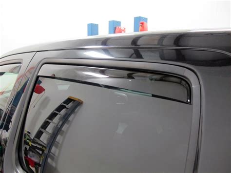 2012 Honda Ridgeline WeatherTech Side Window Rain Guards With Dark